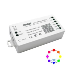 CONTROLADOR PARA TIRA DIGITAL WIFI 5-24V